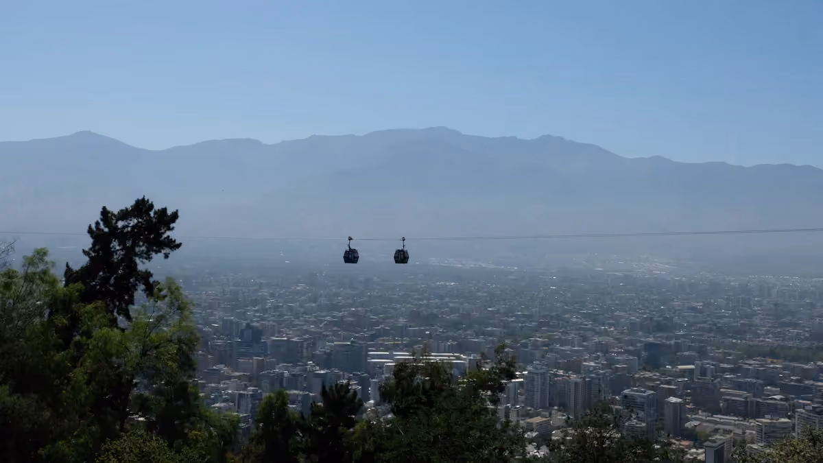 Santiago seen from Cerro San Cristóbal