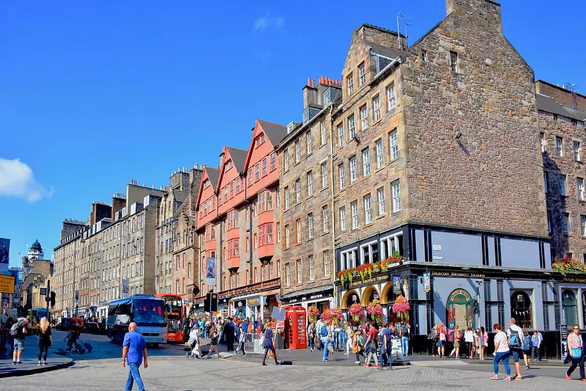 The Royal Mile in Edinburgh