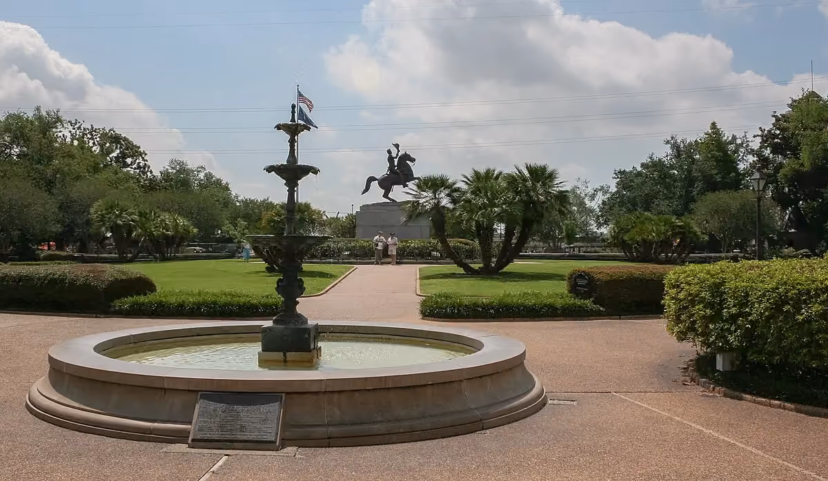 Jackson Square and St. Louis Cathedral in New Orleans