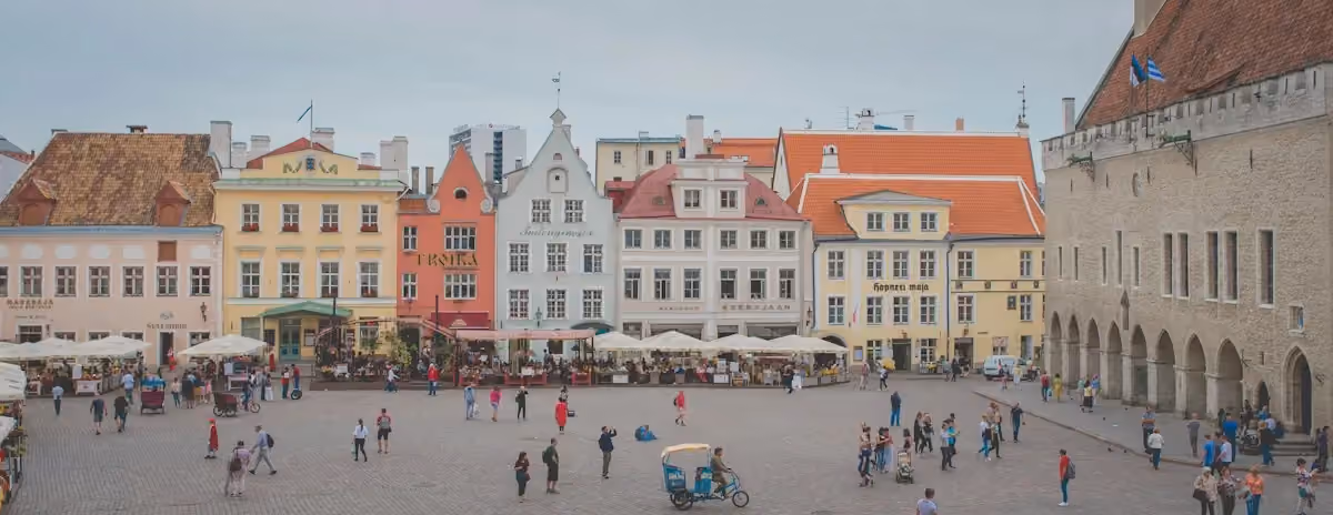 Tallinn Town Hall and the surrounding square